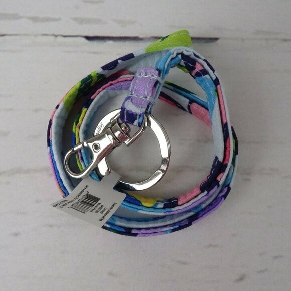 Vera Bradley Marian Floral Zip ID Card Case & Lanyard ID Holder 2-PC Boho NWT - Picture 10 of 12